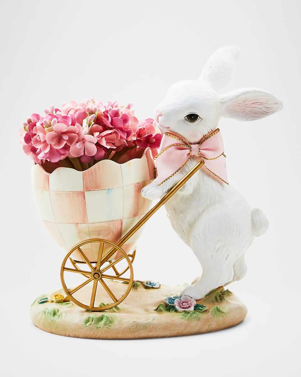 Rosy Meadow Bunny Egg Cart